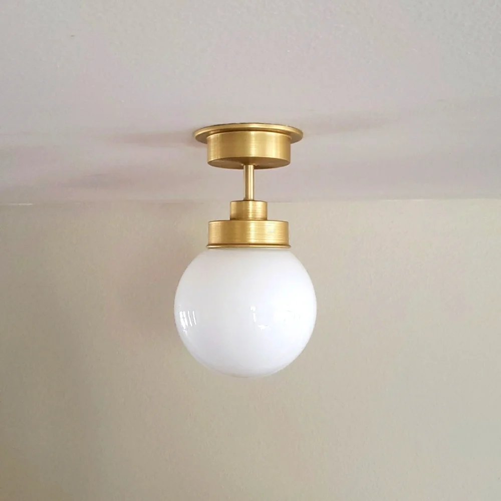 IKEA FRIHULT Gold Ceiling Light Lamp